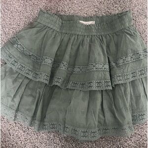 Green altard State skirt